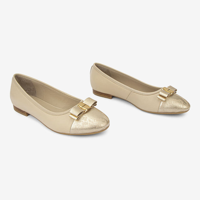 Ballerina Mujer Marfil 3CK9001