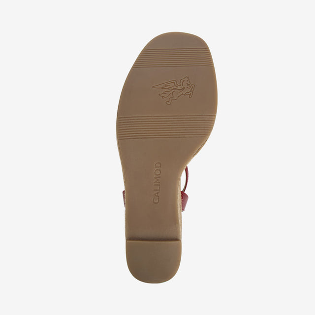 Sandalia Casual Rojo Escarlata 3CM6001
