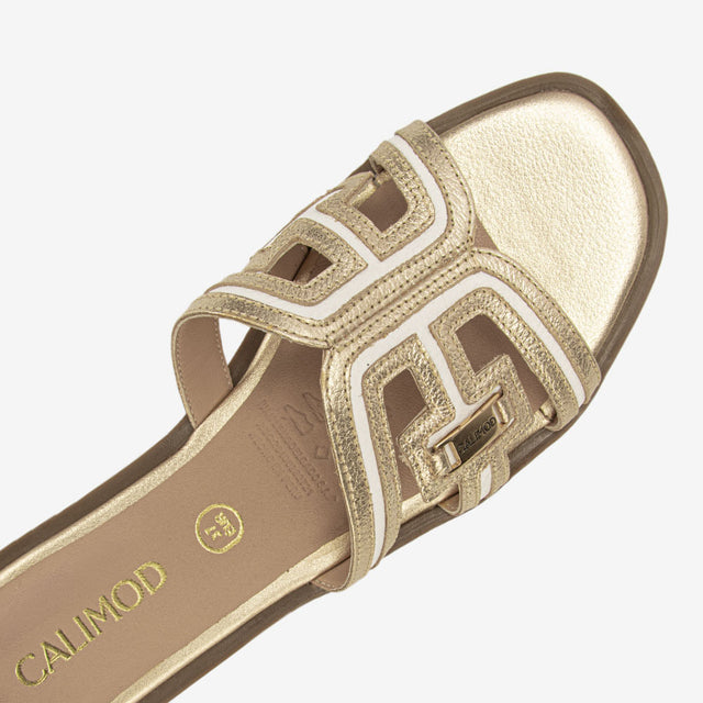 Sandalias Mujer Dorado 3CM8001
