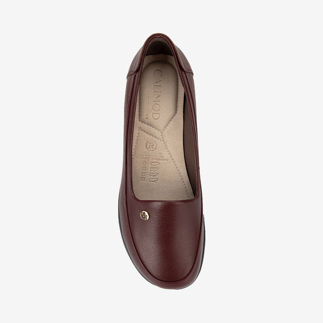 Mocasin Mujer Conche Vino 3CZG003
