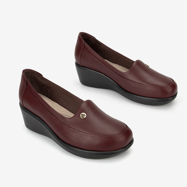 Mocasin Mujer Conche Vino 3CZG003