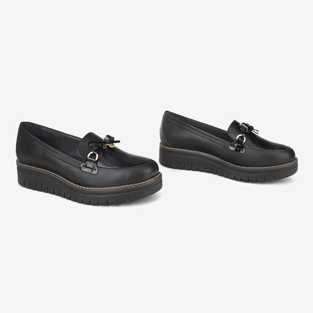 Mocasin De Damas Negro 3CJ8003