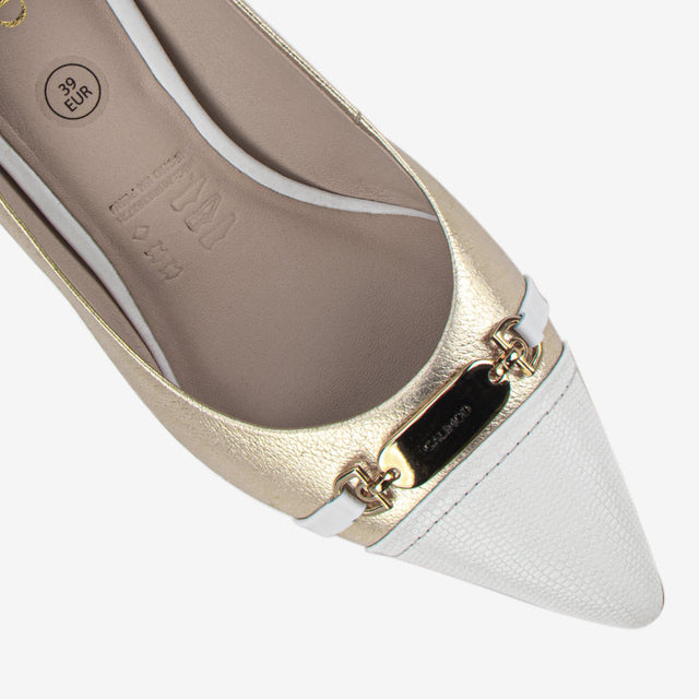 Zapato De Vestir Dorado 3VH8001