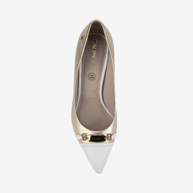 Zapato De Vestir Dorado 3VH8001