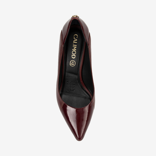 Zapato Mujer Conche Vino 3VH8002