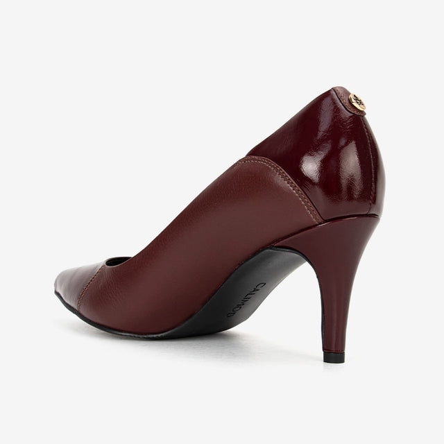 Zapato Mujer Conche Vino 3VH8002