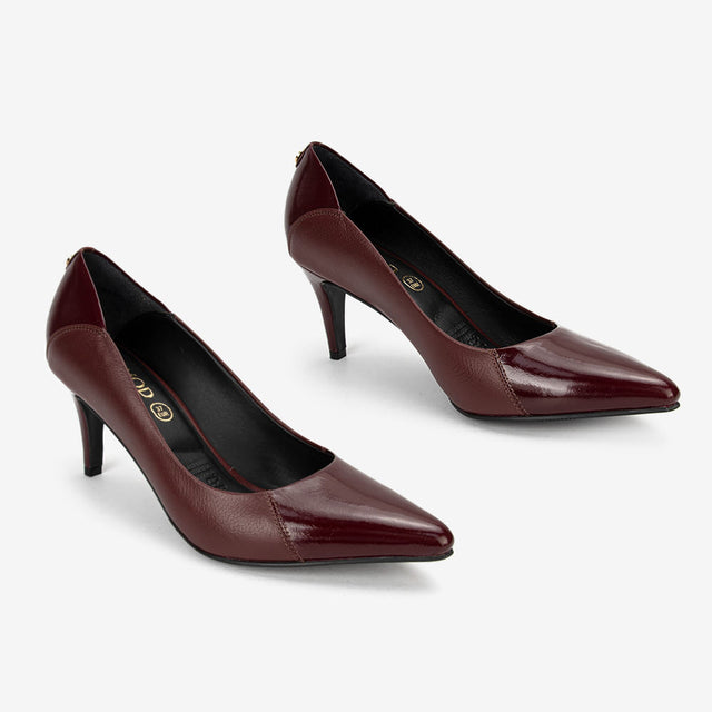 Zapato Mujer Conche Vino 3VH8002