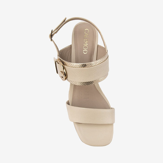 Sandalia De Vestir Mujer Marfil 3VJ9001