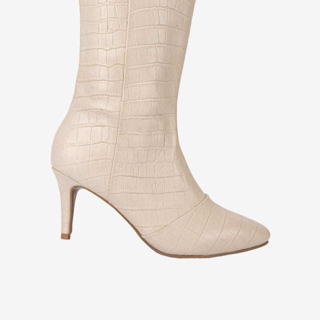 Bota Mujer Marfil 3VL6001