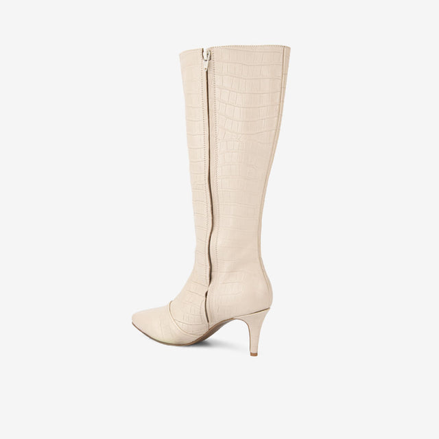 Bota Mujer Marfil 3VL6001