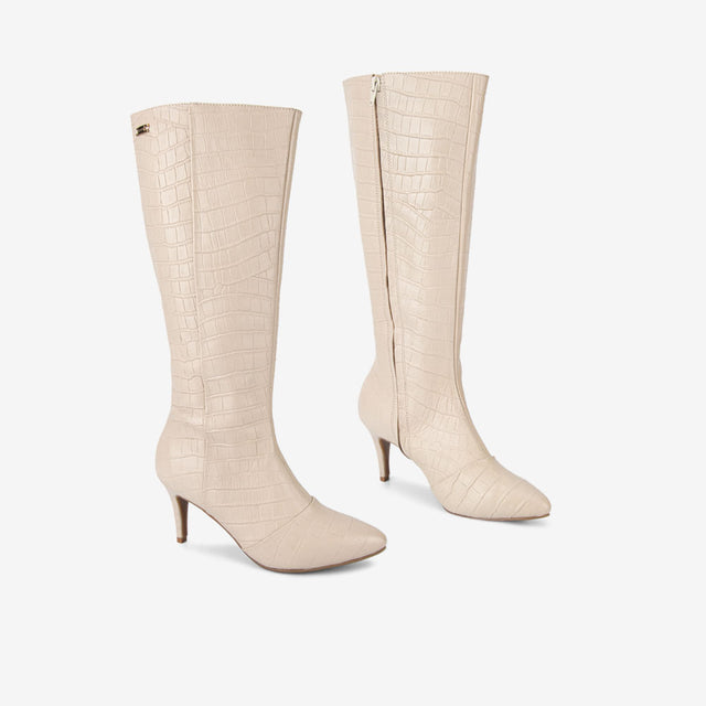 Bota Mujer Marfil 3VL6001