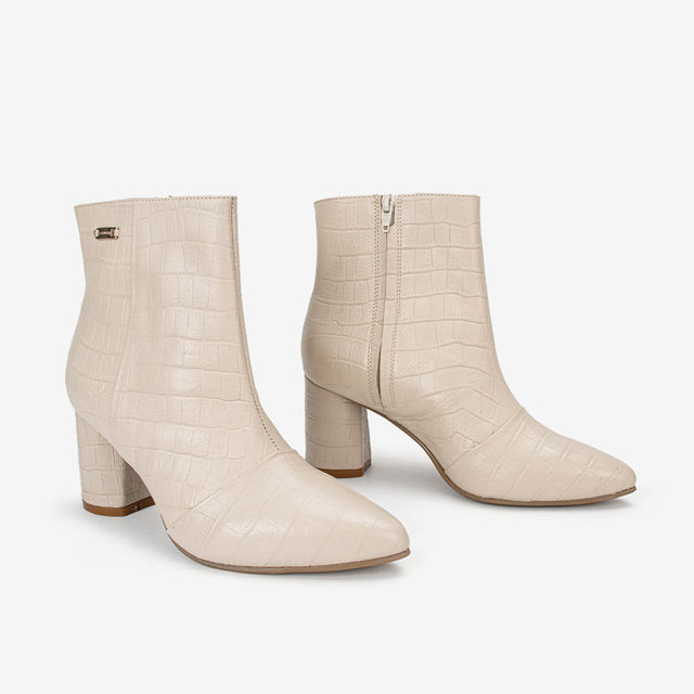 Bota Mujer Marfil 3VL7001