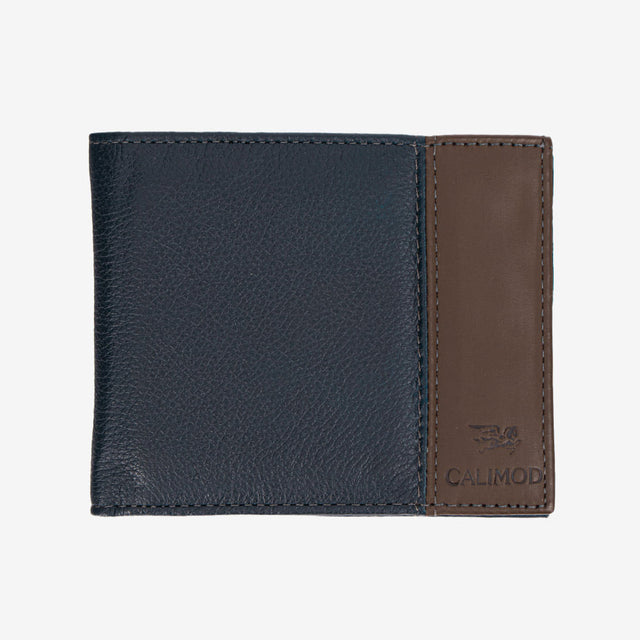 Billetera Azul/Wisky 4BB3001