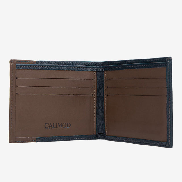 Billetera Azul/Wisky 4BB3001