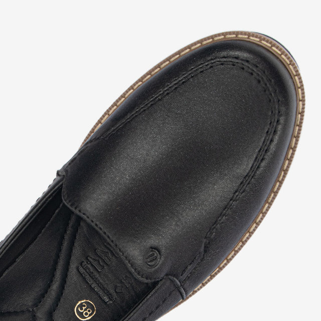Mocasín Casual Negro 5CUD001