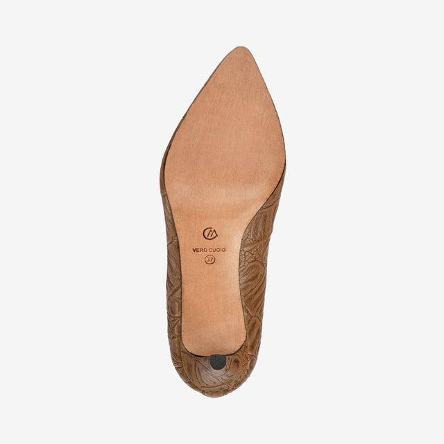 Zapato De Vestir Tan 5VBJ004