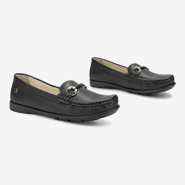 Mocasin Mujer Negro 5CK3001