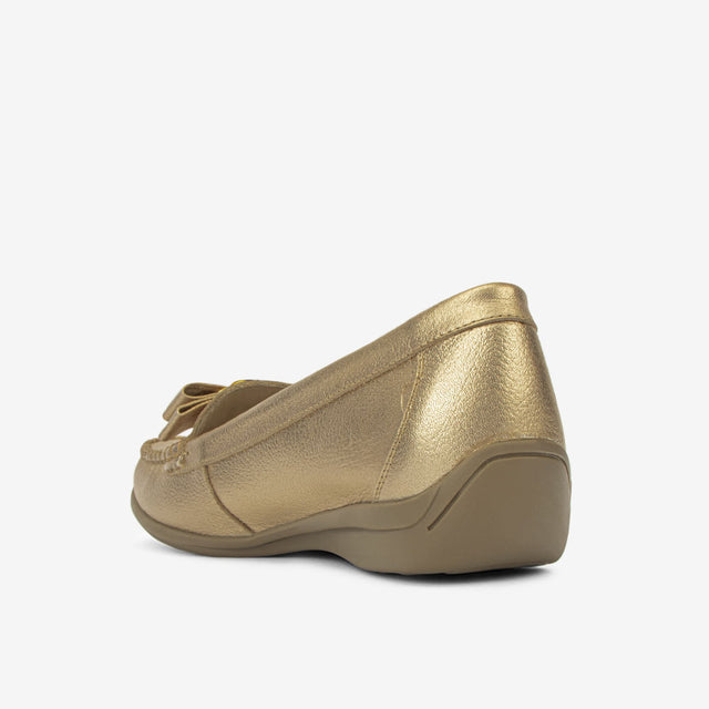 Mocasin Casual Dorado 5CN6001