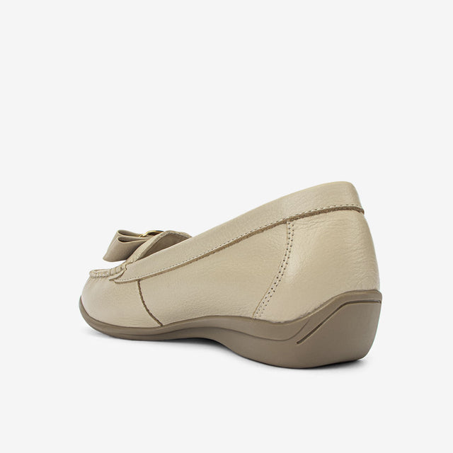 Mocasin Casual Marfil 5CN6001