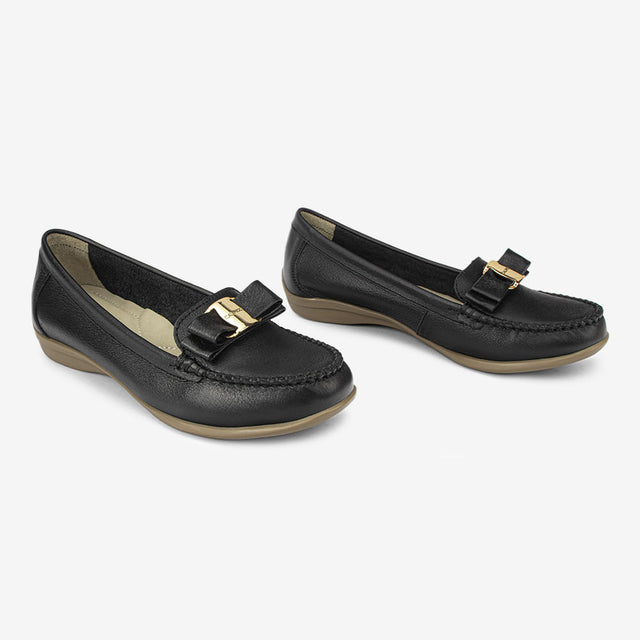 Mocasin Casual Negro 5CN6001