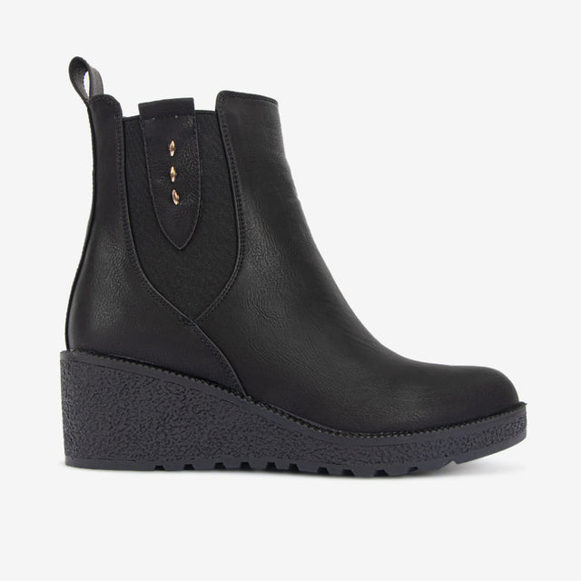Botín Casual Negro 7BI105
