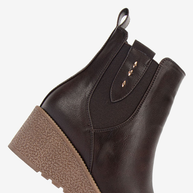 Botín Casual Chocolate 7BI105