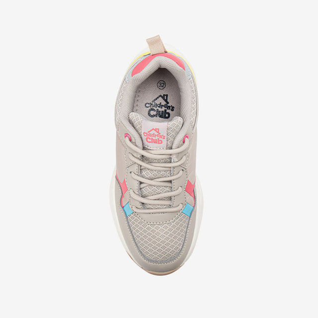 Zapatilla Casual Rosa/Beige 7CZ009