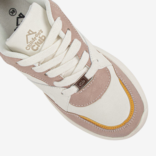 Zapatilla Casual Beige/Blanco 7CZ017