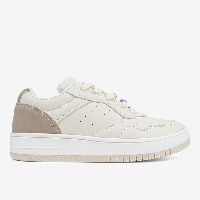 Zapatilla Casual Beige 7CZ018