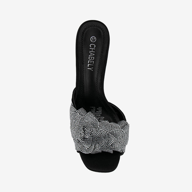Sandalia Elegante Negro 7YS044