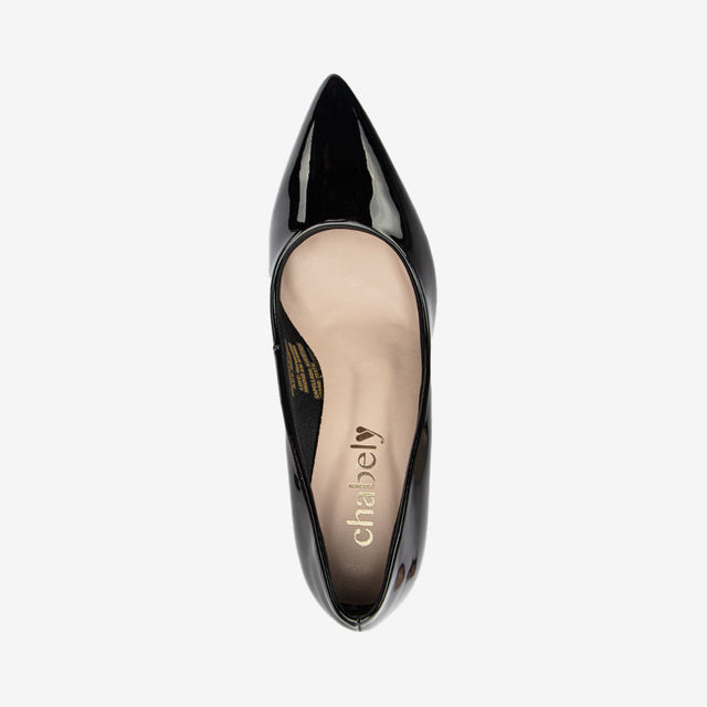 Zapato De Vestir Charol Negro 7YT007