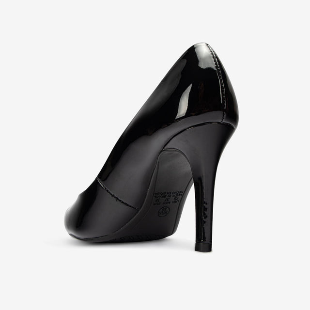 Zapato De Vestir Charol Negro 7YT007