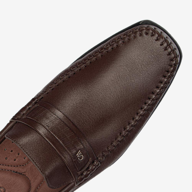 Mocasín De Vestir Canela 1VFP002