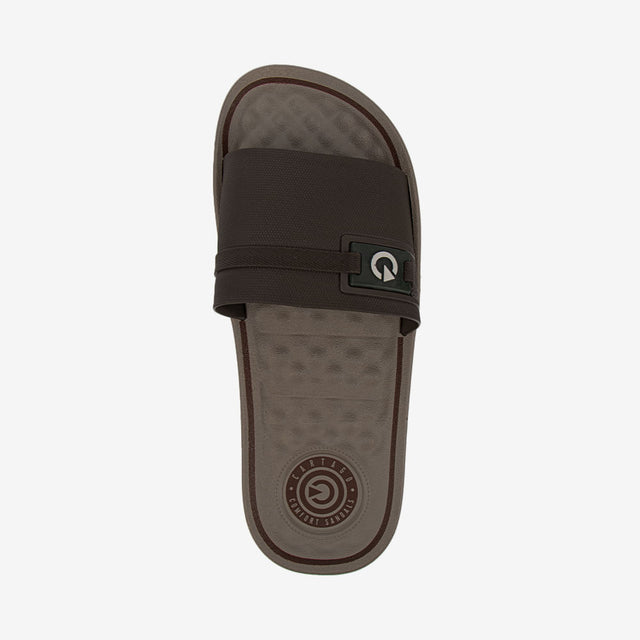 Sandalia Slider Beige/Marron 2GCI93