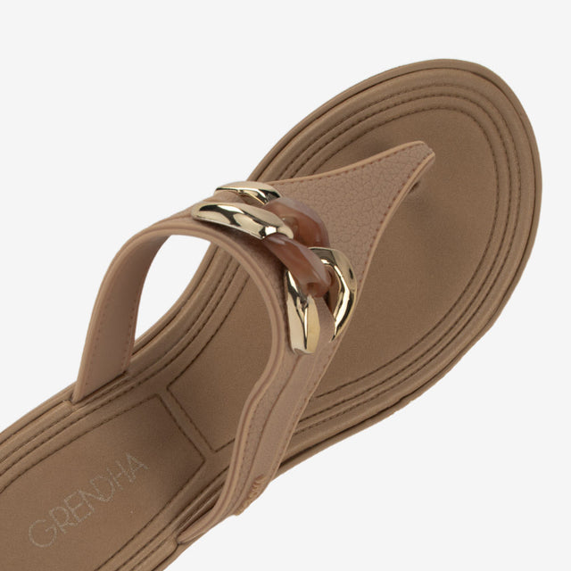 Sandalia Flip Flop Beige 2GDD78