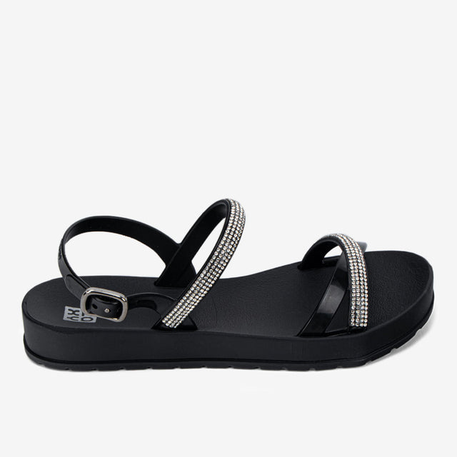 Sandalia Flats Negro 2GZE18