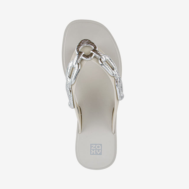 Sandalia Flip Flop Hueso 2GZH54
