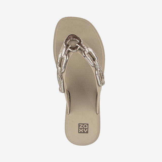 Sandalia Flip Flop Beige 2GZH54