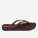 Sandalia Flip Flop De Mujer Marron 2IPH32
