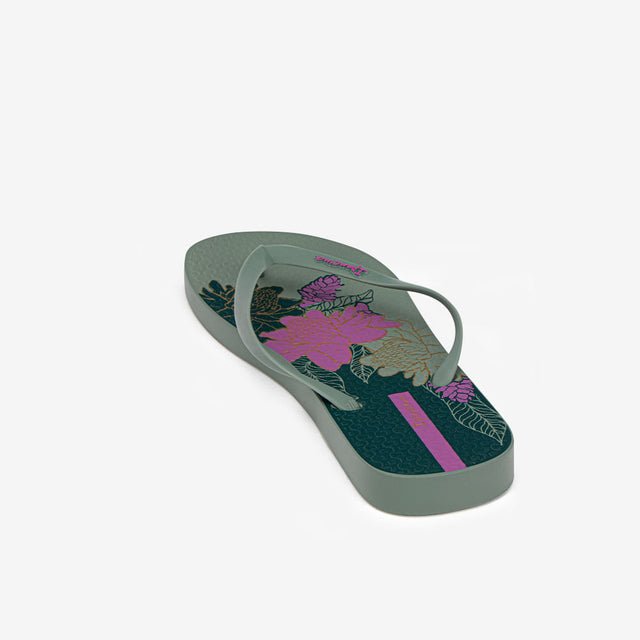Sandalia Flip Flop De Mujer Verde 2IPK36