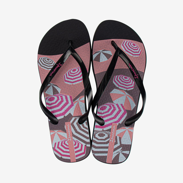 Sandalia Flip Flop De Mujer Negro 2IPK36
