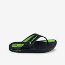 Sandalia Flip Flop Negro/Verde 2RDA33
