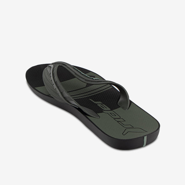 Sandalia Flip Flop Negro/Verde 2RDE88