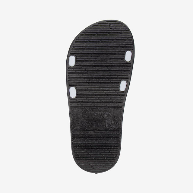 Sandalia Slider De Hombre Negro/Blanco 2RDG78