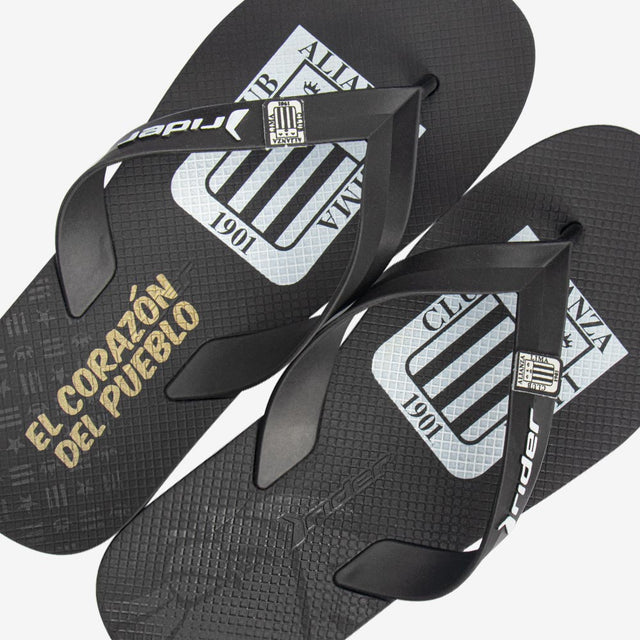 Sandalia Flip Flop Alianza Lima Negro/Blanco 2RDL53