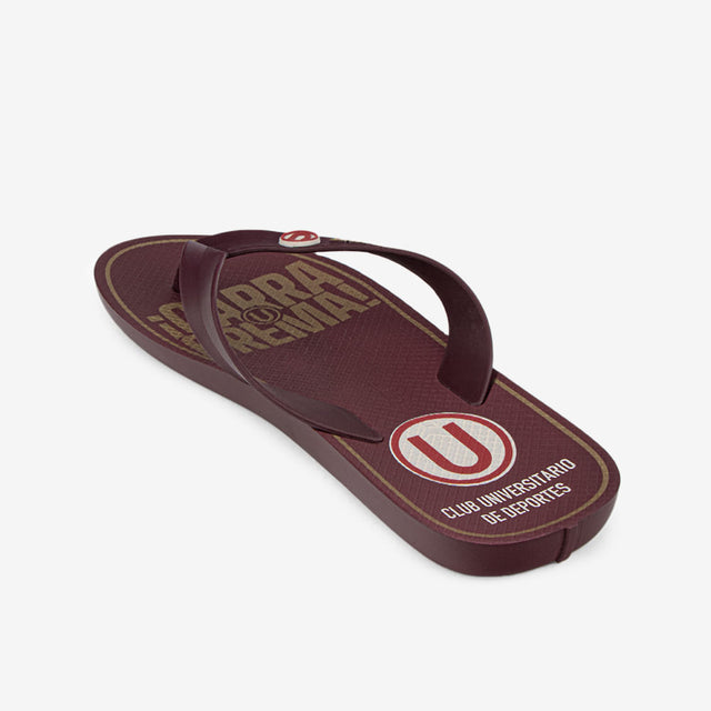 Sandalia Universitario Flip Flop Bordo 2RDU86