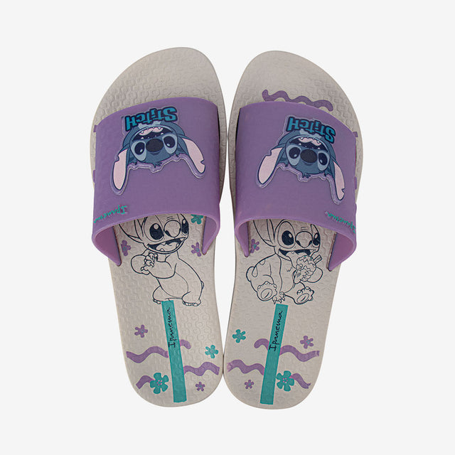 Sandalia Slider Stitch Beige/Lila 2SGA66