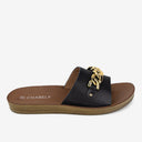 Sandalia Flat Negro 2YS544