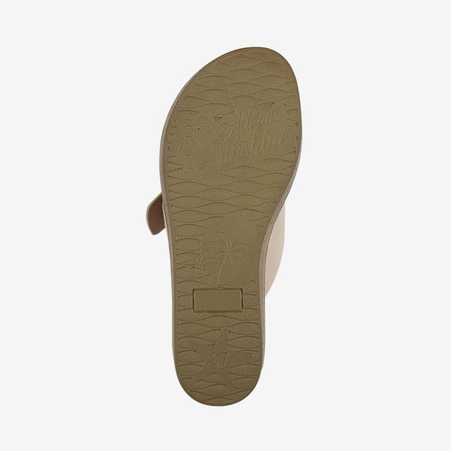 Sandalia Flat Beige 2YS545