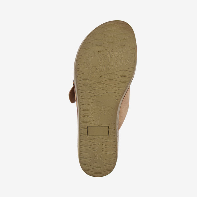 Sandalia Flat Camel 2YS545